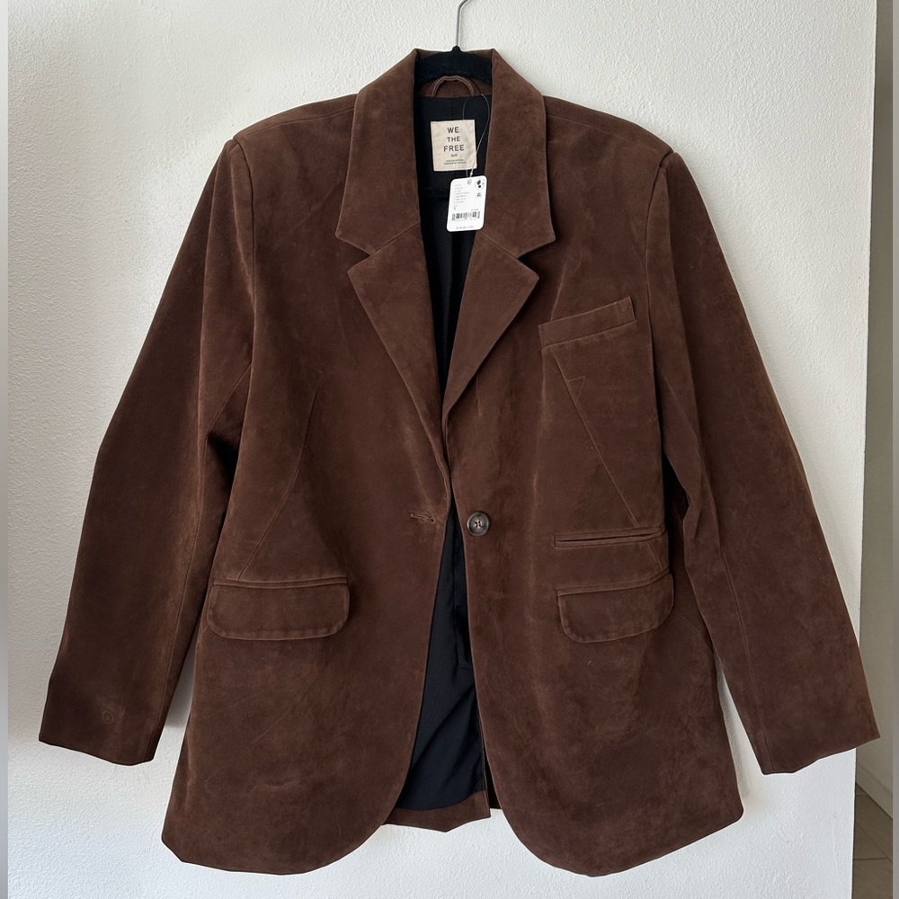 Free People Dark Brown Women's Jacket